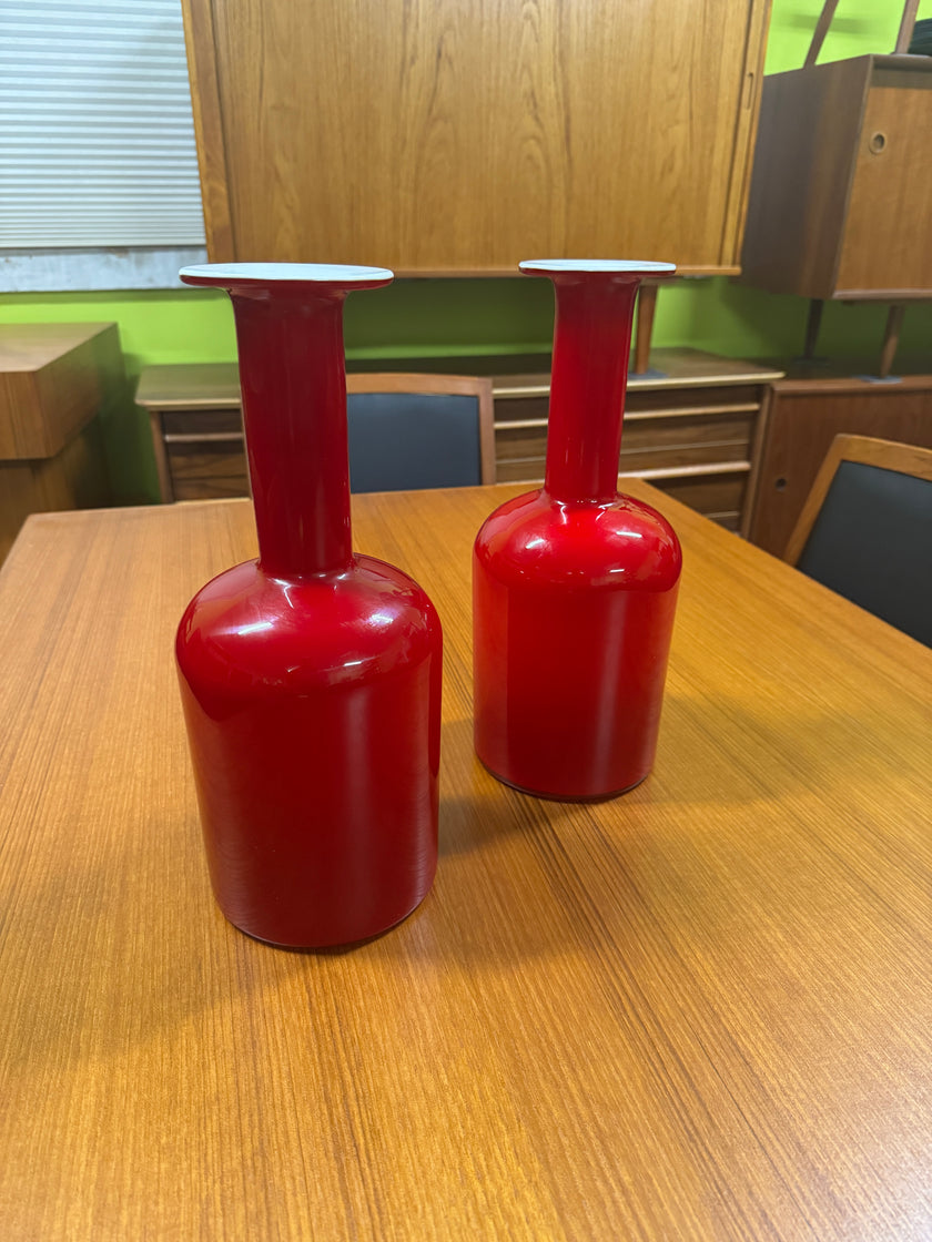 Mid Century Vases From Denmark