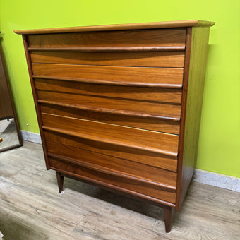 Mid Century Walnut Dresser