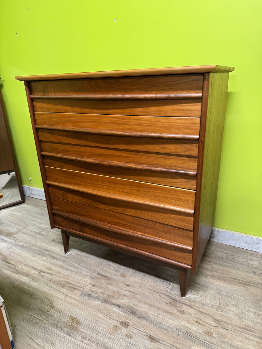 Mid Century Walnut Dresser