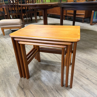 Mid Century Teak Nesting Tables