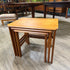 Mid Century Teak Nesting Tables
