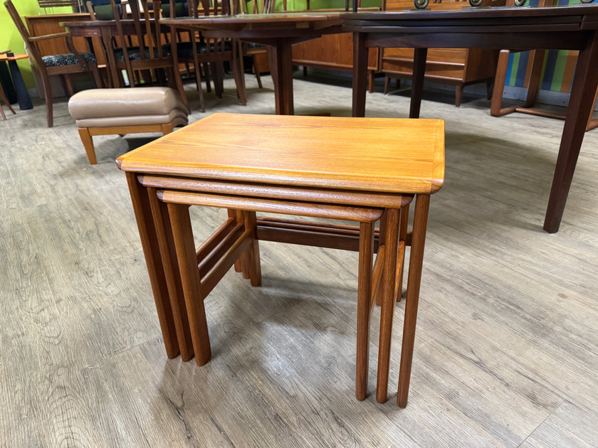 Mid Century Teak Nesting Tables