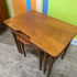 Mid Century Solid Teak and Oak Nesting Tables from Denmark