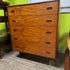 Mid Century Teak Highboy Dresser