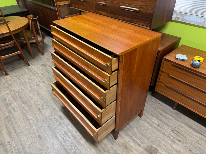 Mid Century Cherry Wood Bedroom Set