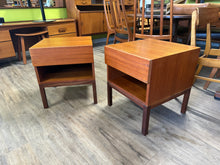 Load image into Gallery viewer, Mid Century Teak Night Stands