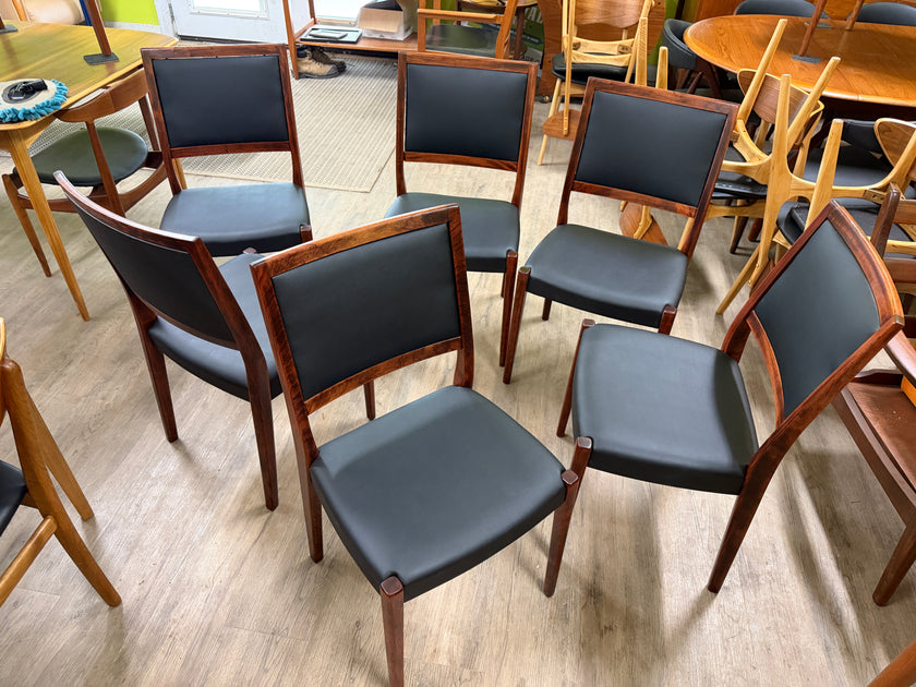 6 Mid Century Dining Chairs from Sweden
