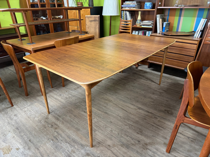 Sale!!! Mid Century Walnut and Ash Dining Table