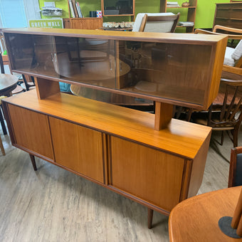Mid Century Teak Sideboard and Hutch Top
