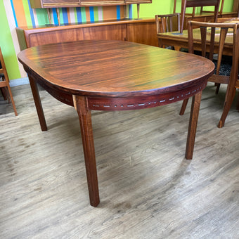 Mid Century Rosewood Dining Table from Sweden