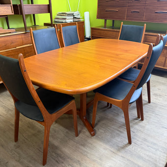 Mid Century Teak Dining Table