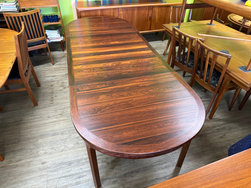 Mid Century Rosewood Dining Table from Sweden