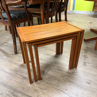 Mid Century Teak Nesting Tables