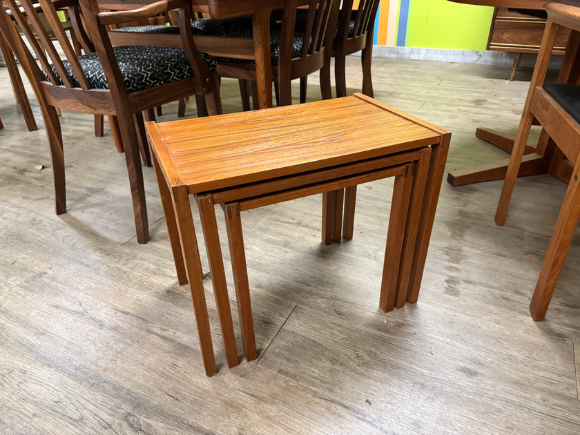 Mid Century Teak Nesting Tables
