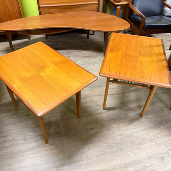 Mid Century Teak End Tables from Denmark