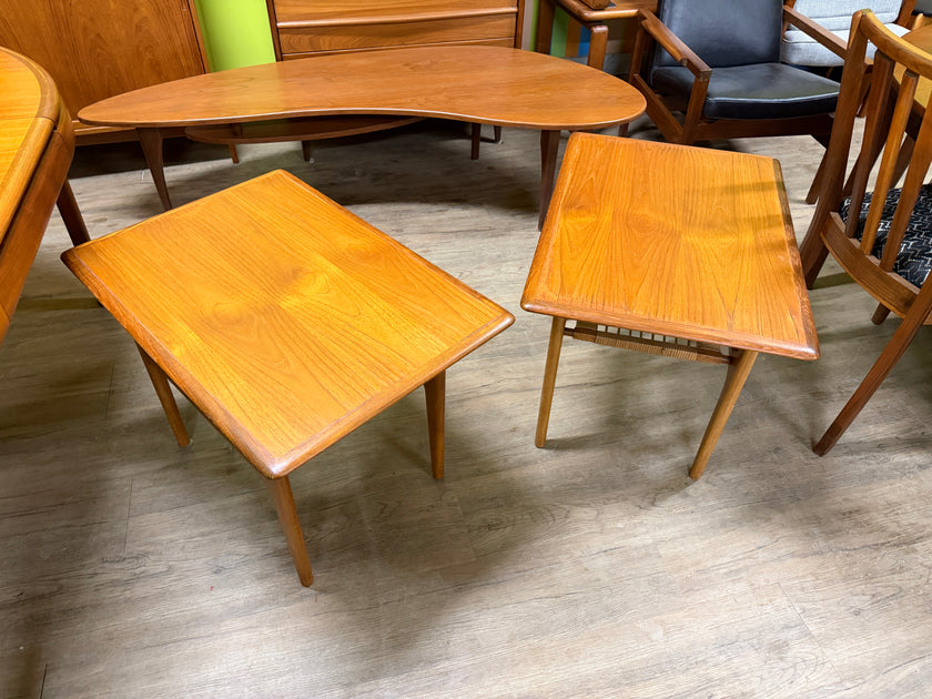Mid Century Teak End Tables from Denmark