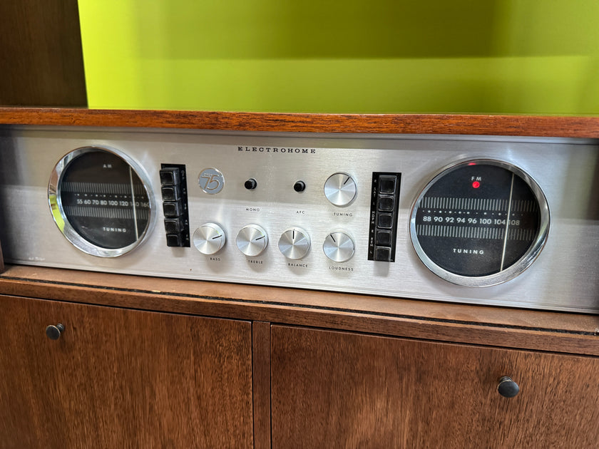 Mid Century Walnut Stereo Cabinet