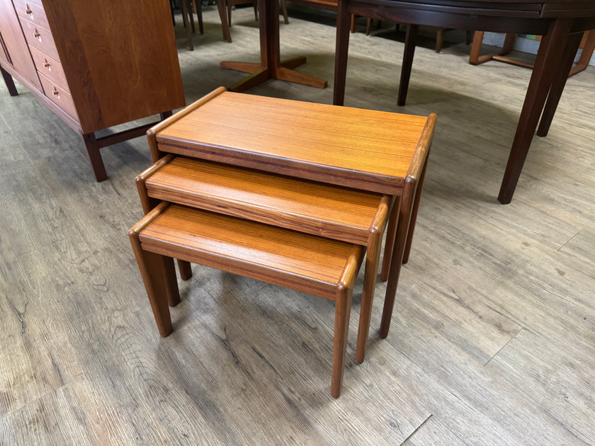Mid Century Teak Nesting Tables