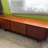 Mid Century Teak Tambour Door Sideboard