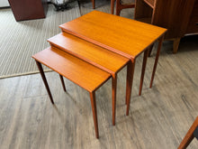 Load image into Gallery viewer, Mid Century Teak Nesting Tables