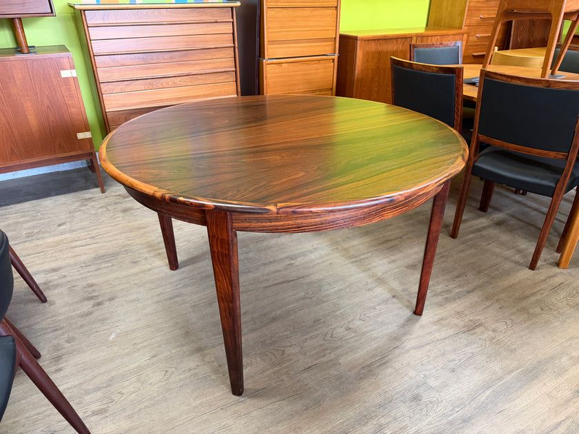 Mid Century Brazilian Rosewood Dining Table from Denmark