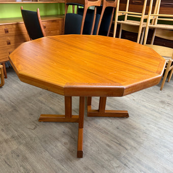 Mid Century Teak Dining Table