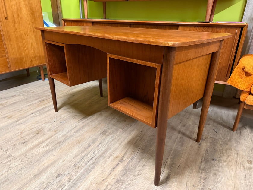 Mid Century Teak Executive Desk from Denmark