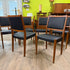 6 Mid Century Teak Dining Chairs from Sweden