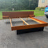 Mid Century Teak Queen Bed