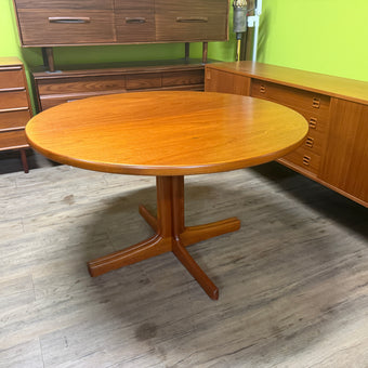 Mid Century Teak Dining Table from Denmark