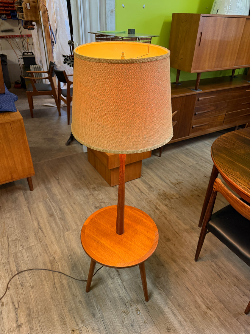 Mid Century Teak Floor Lamp