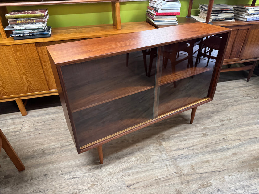 Mid Century Teak Display Cabinet