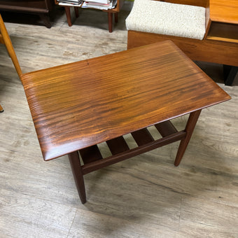 Mid Century Solid Teak Side Table