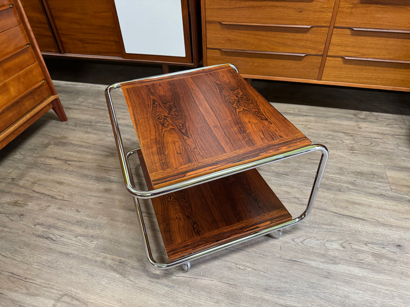 Mid Century Rosewood Cart