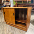 Mid Century Teak Record Cabinet