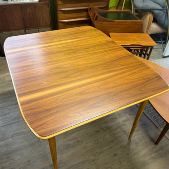 Mid Century Walnut and Ash Dining Table