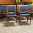 6 Mid Century Teak Dining Chairs from Sweden