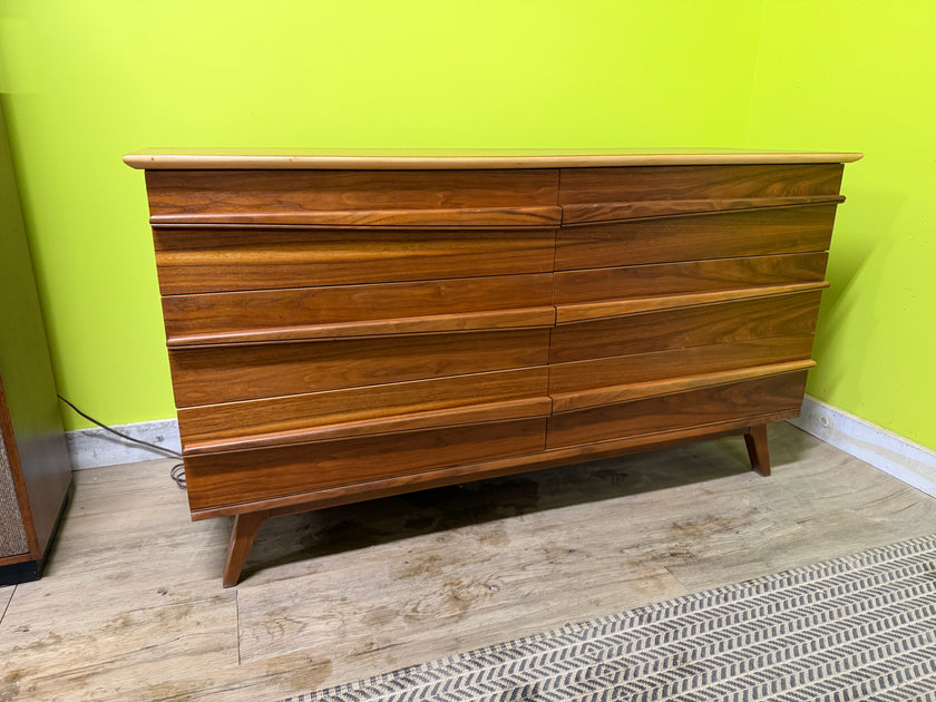 Mid Century Walnut Dresser