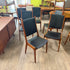 6 Mid Century Teak Dining Chairs