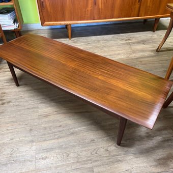 Mid Century Solid Teak Coffee Table