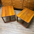 Mid Century Solid Teak Side Tables