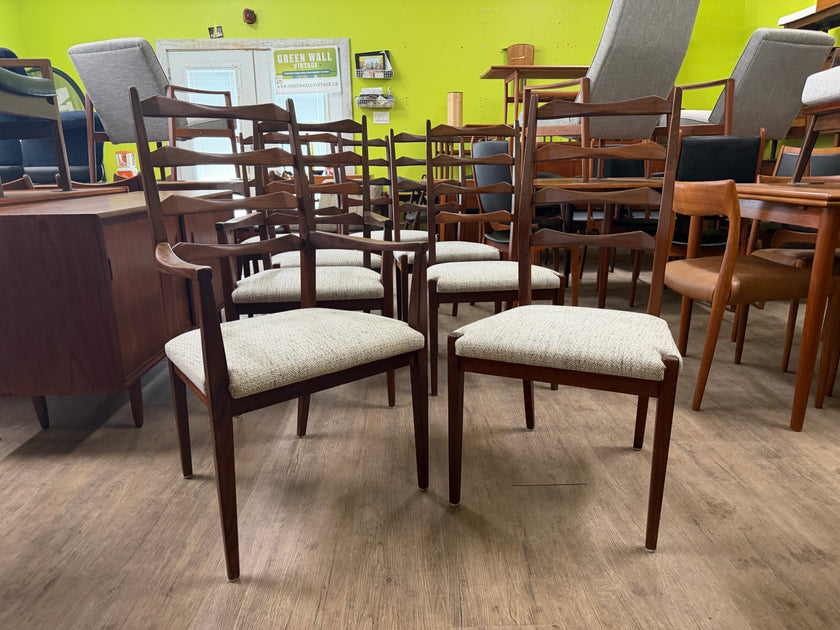 8 Mid Century Teak Dining Chairs