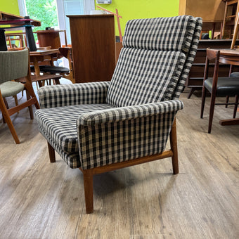 Mid Century Brazilian Rosewood Arm Chair from Denmark
