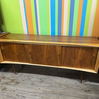 Mid Century Walnut and Ash Sideboard