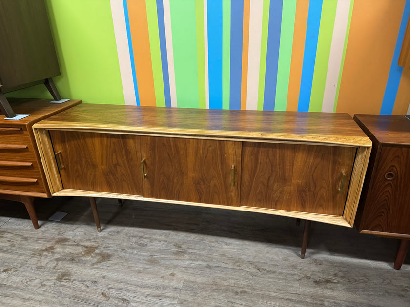 Mid Century Walnut and Ash Sideboard