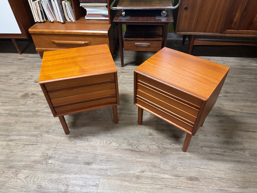 Mid Century Teak Night Stands
