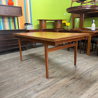Mid Century Teak XL Dining Table from Denmark