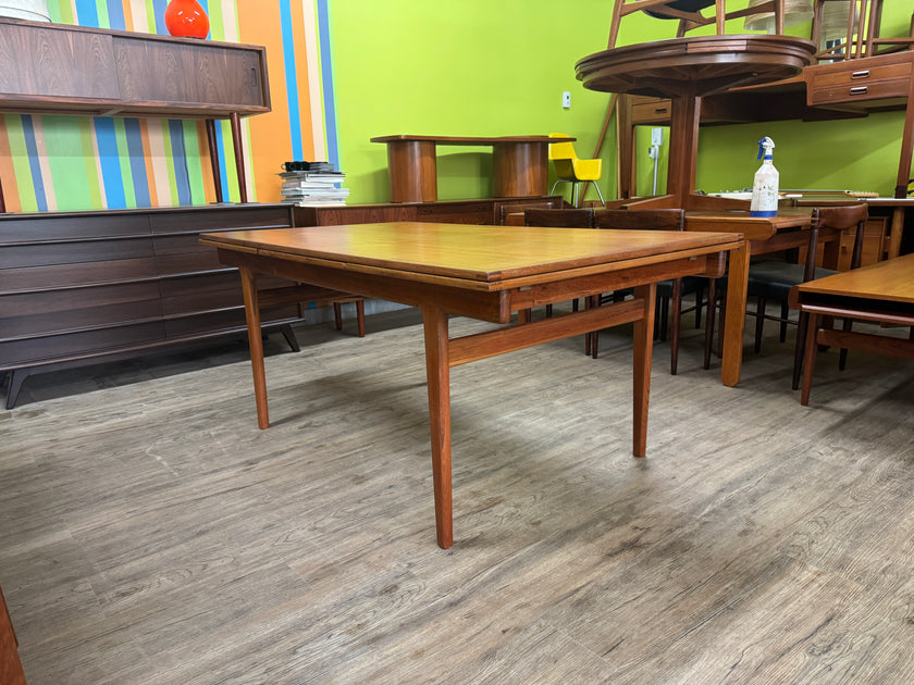 Mid Century Teak XL Dining Table from Denmark