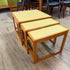 Mid Century Oak Nesting Tables