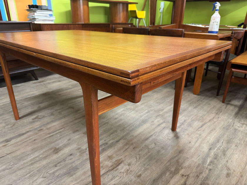 Mid Century Teak XL Dining Table from Denmark